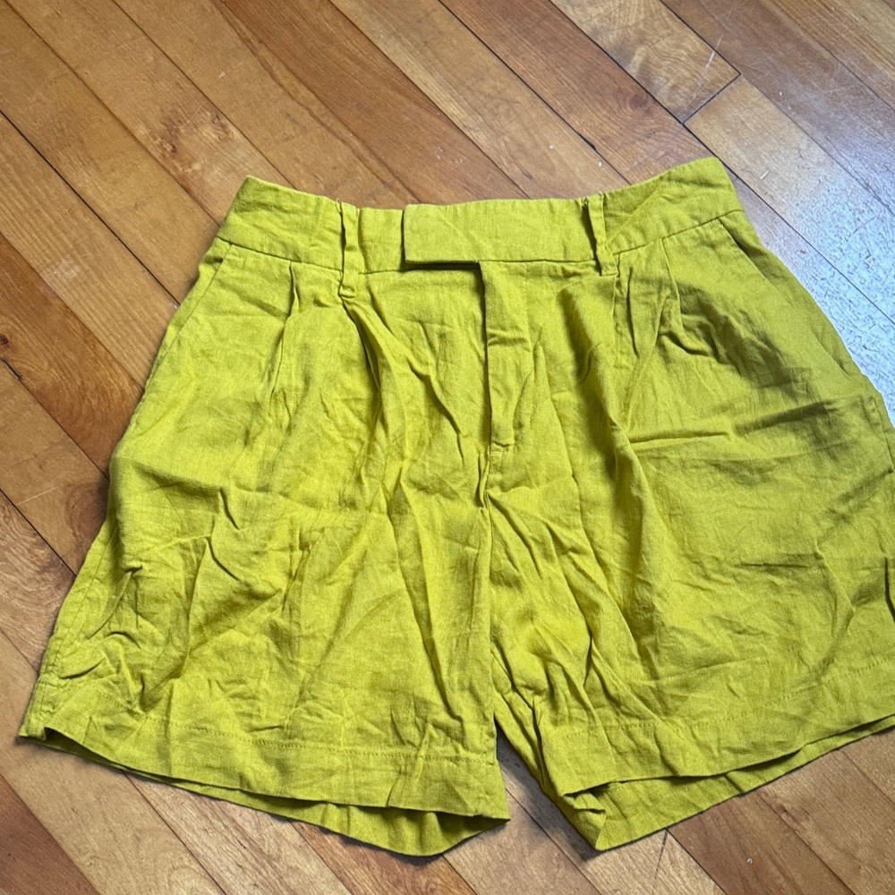 A new day linen blend trouser shorts